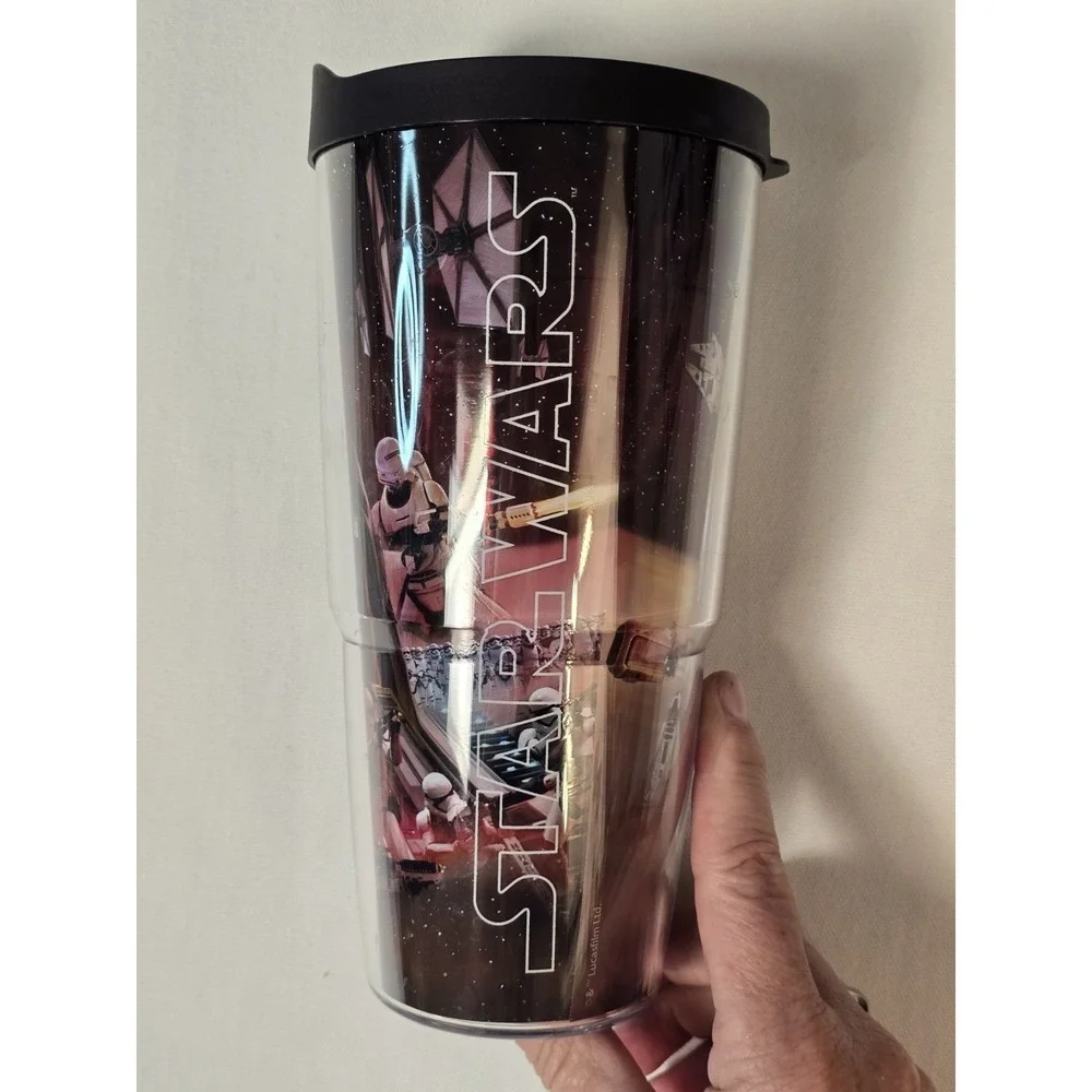 Tervis Star Wars Tumbler Collectible‎ Movie Characters Black Lid Insulated NEW